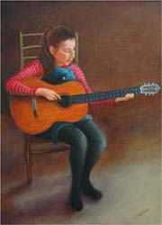 Girl Playing Guitar